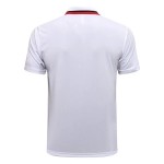Manchester United Polo Za Trening 2022-23 Bijelo Crno Crvena